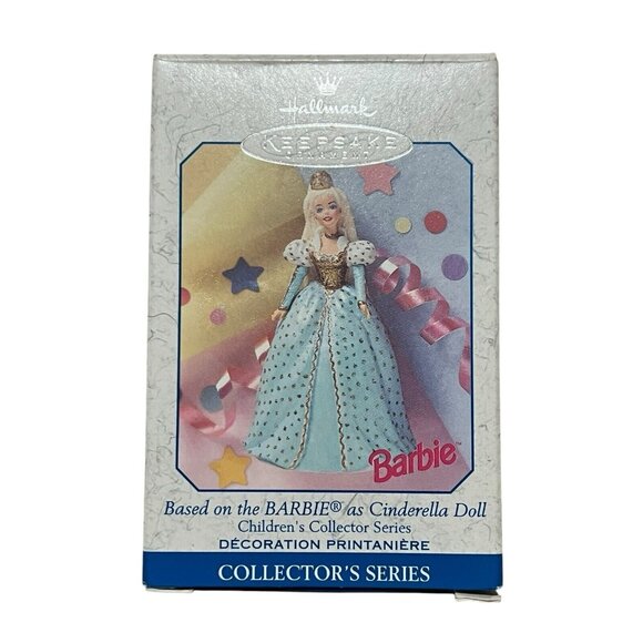 Barbie as Cinderella Doll Hallmark Keepsake Ornament‎ Collectors Series 1999 - Picture 1 of 16